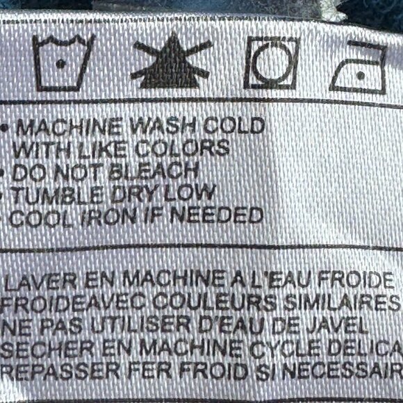 Nike ACG Vintage Drawstring Hoodie Blue Raglan Sleeve Kanga Pocket Size Medium - Picture 9 of 11